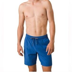 NWT Prana Metric E-Waist Short in Rich Sapphire Size Large 8” Inseam